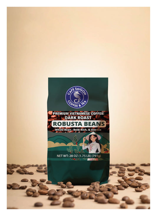 Premium Vietnamese Robusta Coffee Darkroost Grounded